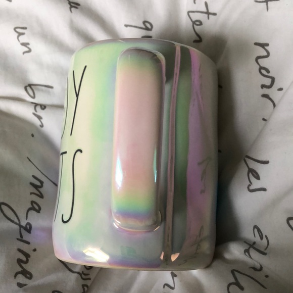 Rae Dunn “Candy Hearts” Iridescent Mug RARE - Picture 3 of 4